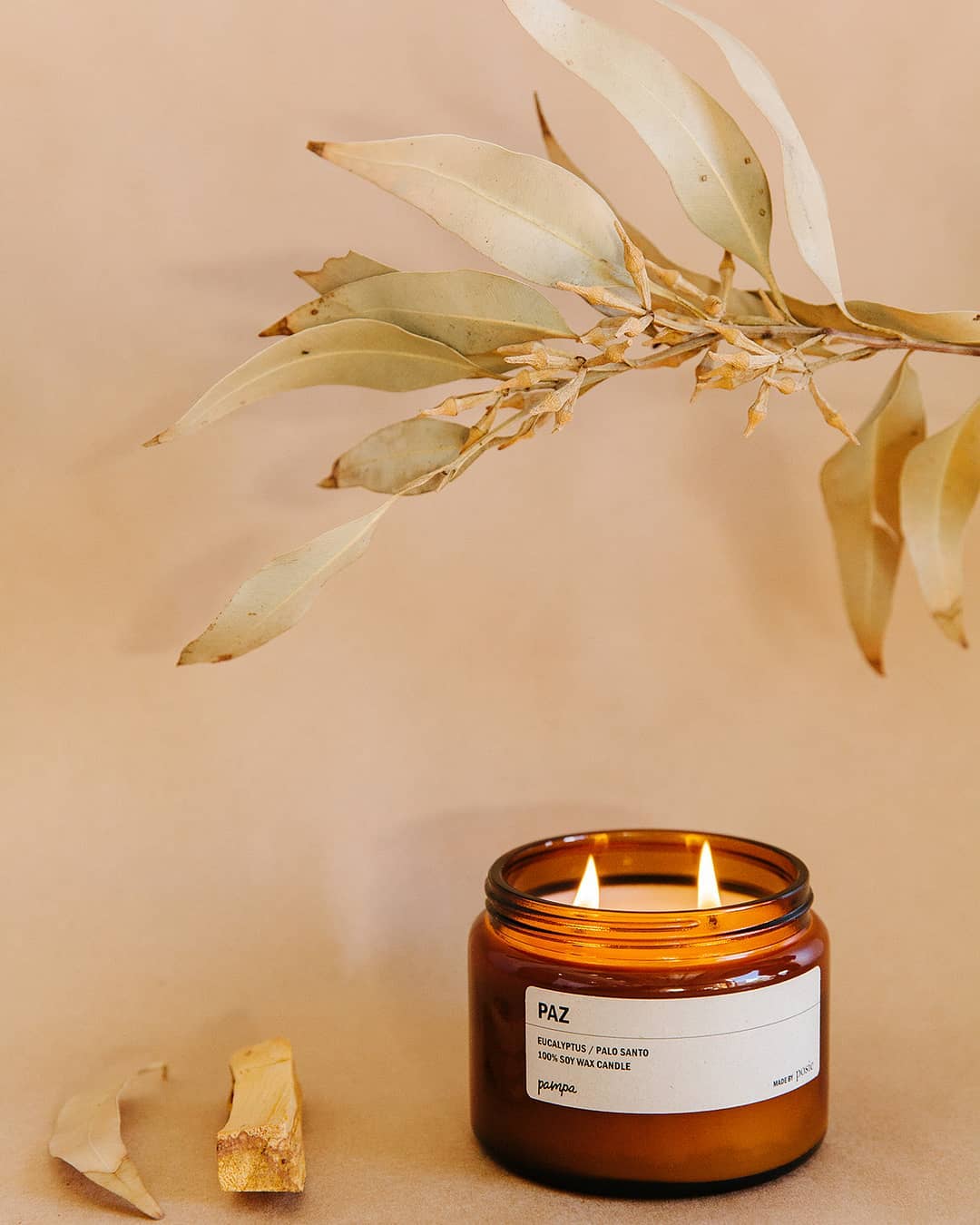 POSIE x PAMPA CANDLE - PAZ: PALO SANTO / EUCALYPTUS